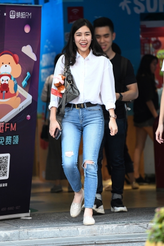 【小默赛帖】★魅力牛仔甜美美女★